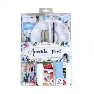 Set de acuarela floral
