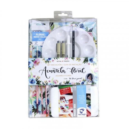 Set de acuarela floral