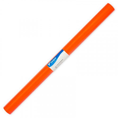 Rollo de Papel Adhesivo Naranja 0.50...