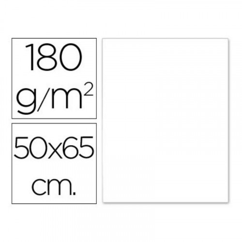 Cartulina 50x65 cm 185 g Guarro Blanco