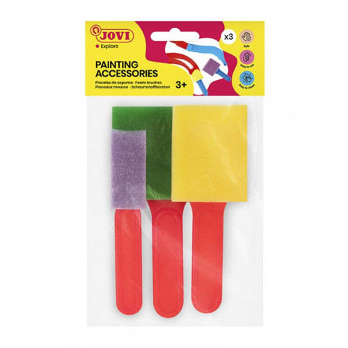 Tempera Jovi con Pincel Grande de Espuma