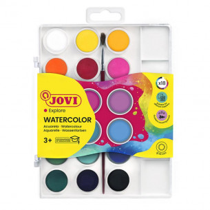 Acuarela Jovi con 18 Pastillas