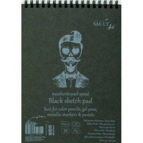 Bloc de Dibujo Negro A5 5EB-20TS