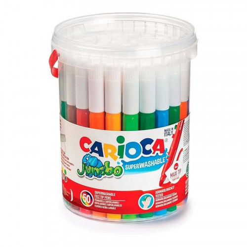 Bote de 50 Rotuladores Carioca Jumbo