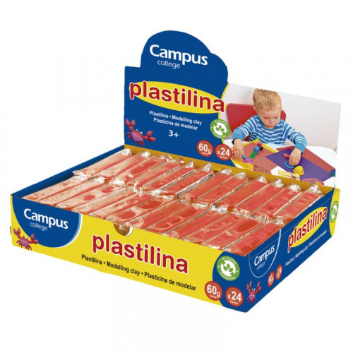 Plastilina Makro 70 Color Rojo