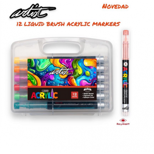 Estuche maletín de pinturas acrílicas...