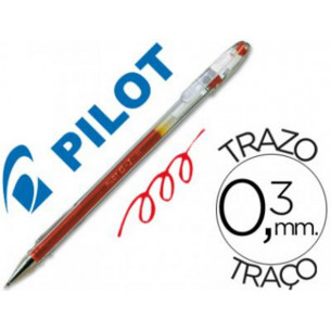 Bolígrafo Pilot G-1 Rojo