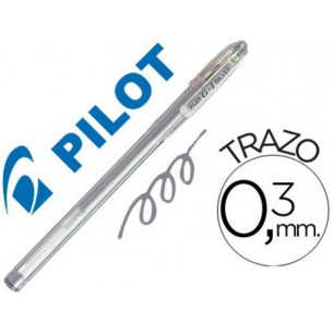 Bolígrafo Pilot G-1 Plata