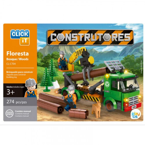 Juego de Bloques Click-it Bosque