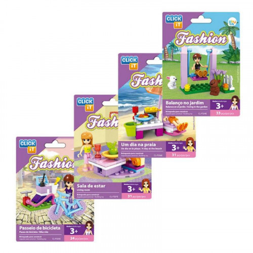 Juego de Bloques Click-it Fashion