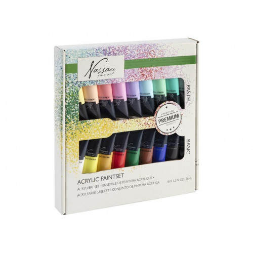 Pintura Acrílica Pastel 36 ml 18...