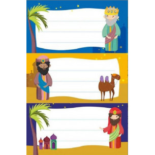 Stickers de Navidad Reyes