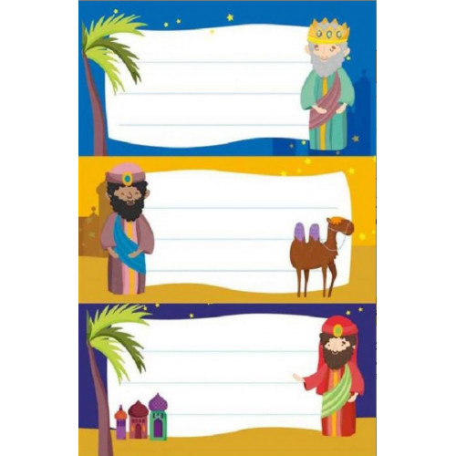 Stickers de Navidad Reyes