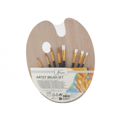 Paleta de Madera con Pincel AR0822/GE