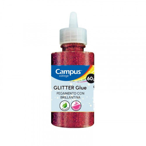Pegamento Glitter 60 g Rojo