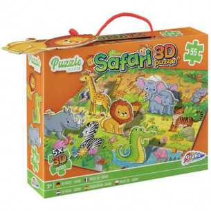 Puzzle 3D Safari de 55...