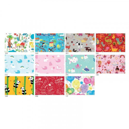 Rollo de Papel de Regalo Infantil 1x3...