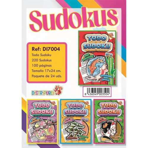 Libro de Sudokus 100 Páginas DI7004