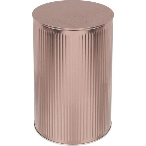 Lata Redonda de Metal Color Bronce