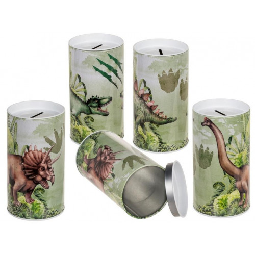 Hucha de Metal de Dinosaurio