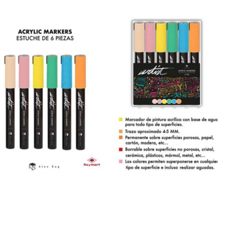 Estuche de Pintura Acrílica Pasteles...