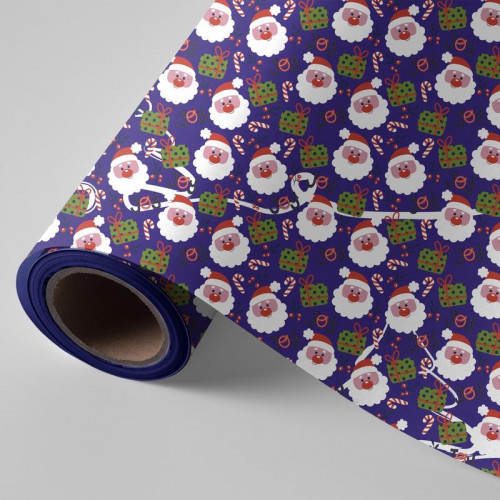 Bobina de Papel de Regalo Navideño...