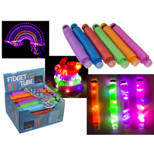 Tubo Fidget Pop con Luz LED...