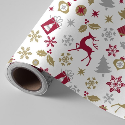 Bobina de Papel de Regalo Navideño 62...