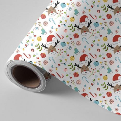 Bobina de Papel Navideño de 62 cm...