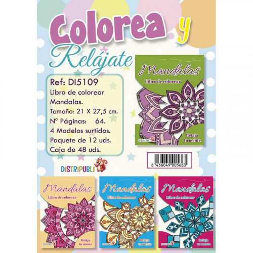 Libro para Colorear Ce-mandalas de 64...