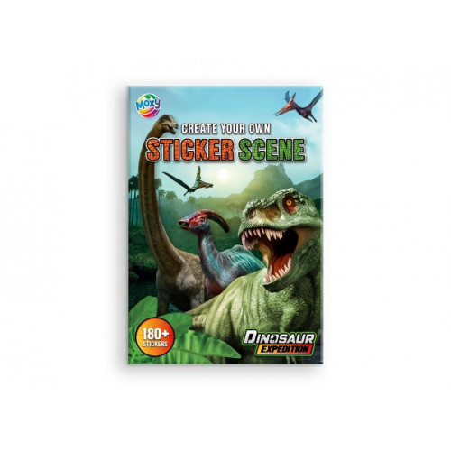 Crea Escenas con Pegatinas Dinosaur...