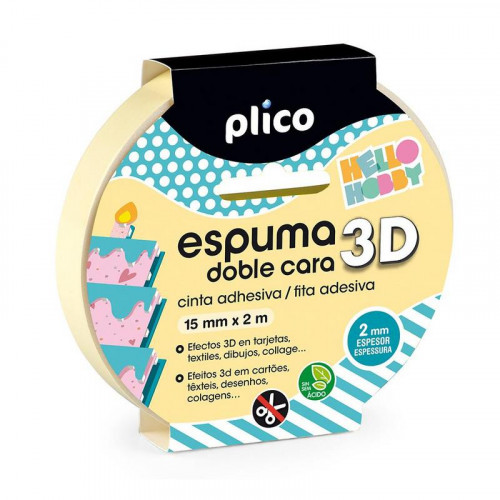 Cinta de Espuma de Doble Cara 2 m x...
