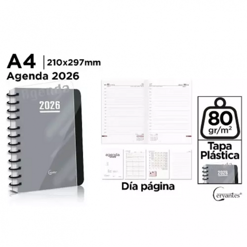 Agenda 2026 Polipropileno Formato A4...
