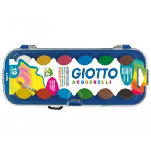 Acuarela Giotto 30 mm 12 Colores con...