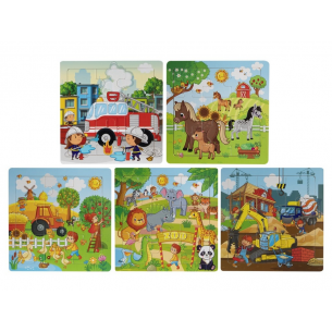 Puzzle de Madera 9 Piezas...