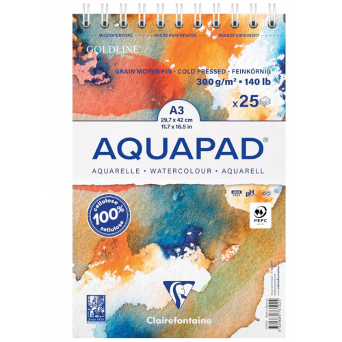 Bloc de Dibujo Aquapad Canson A3 25...