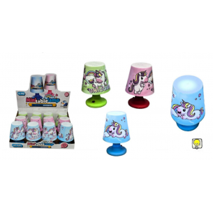 Lamparita Decorada Unicornio