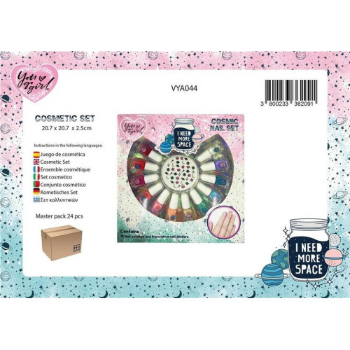 Set de Uñas Cosmético Infantil