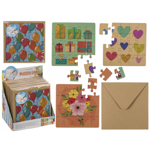 Tarjeta Regalo Cuadrada de Puzzle 20...