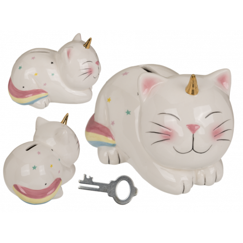Hucha con Candado Unicornio Cat 78/4155