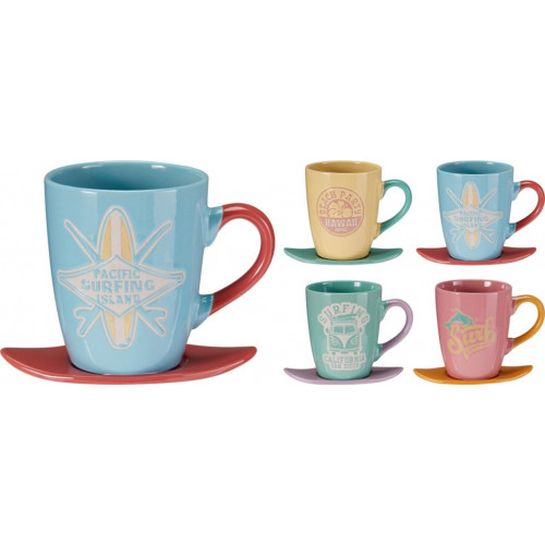 Taza de Cerámica con Diseño de Tabla...