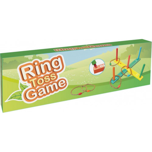 Juego de Lanzamiento de Aros de Madera