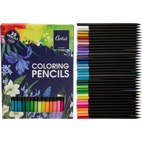 Set de 36 Lápices para Colorear