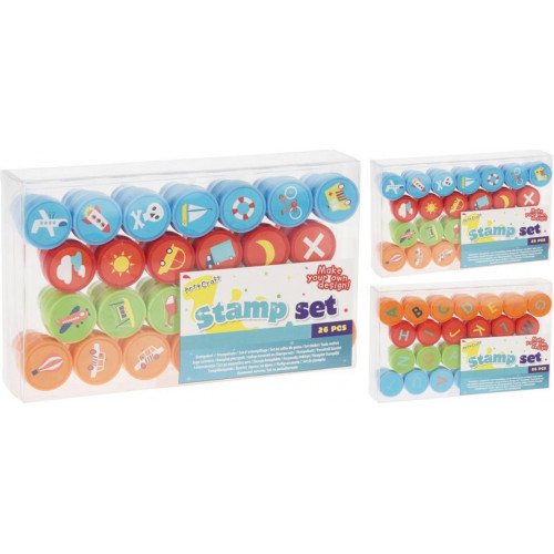 Set de Sellos Infantiles 26 Unidades