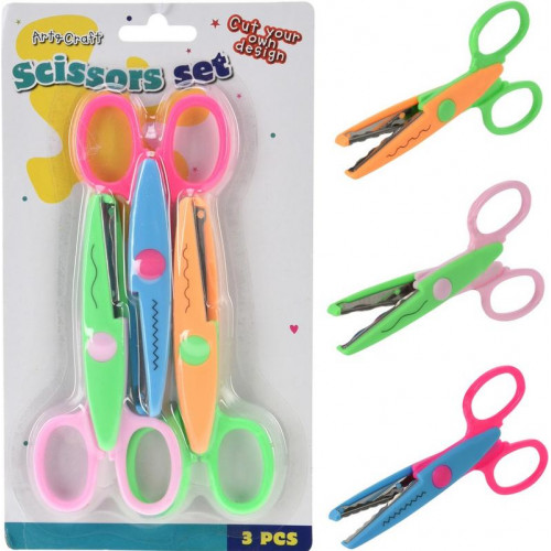 Set de Tijeras para Formas 3 Unidades
