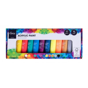 Pintura Acrílica 36 ml 12...