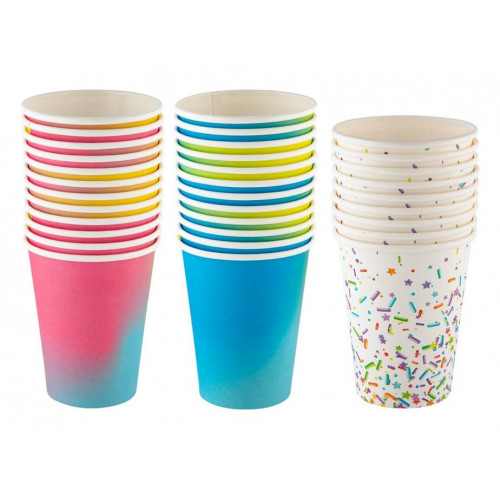 Vaso de Cartón para Fiesta 230 ml 12...