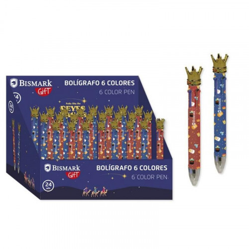 Bolígrafo de Reyes Magos con 6 Colores