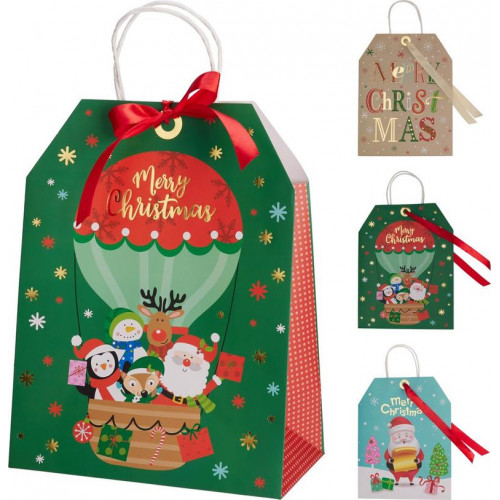 Bolsa de Regalo Grande Diseño de Navidad
