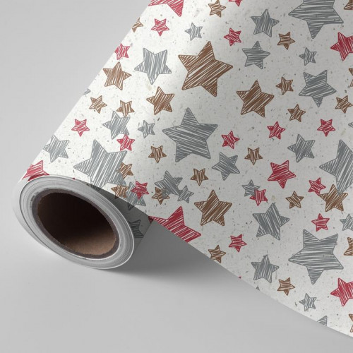 Bobina de Papel de Regalo de Caña de...
